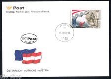 AUSTRIA 1 BUSTA PRIMO GIORNO