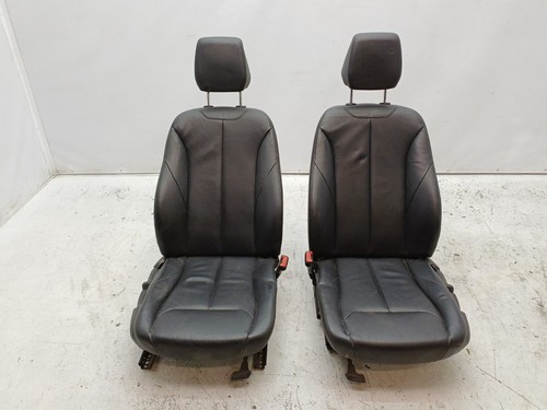 Set sedili pelle nera - set,