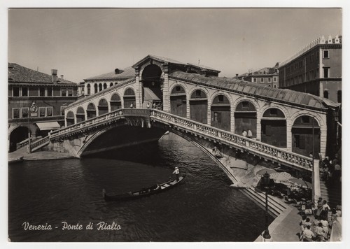 Venezia ponte rialto con - ponte,