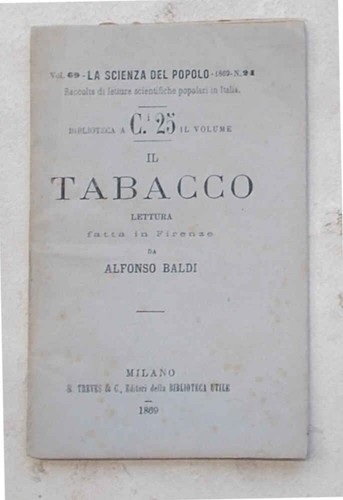 Baldi tabacco 1869 - baldi, il