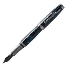 Monteverde Invincia Vega Fountain Pen - Starlight Blue Fine Nib MV42562