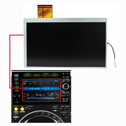 Lcd per cdj 2000nxs2 - lcd, cdj-2000