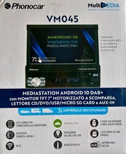 autoradio phonocar vm045  1 din con schermo a scomparsa