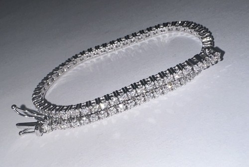 Bracciale tennis oro bianco - in,