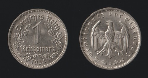 Germania reichsmark 1934 - 1, d
