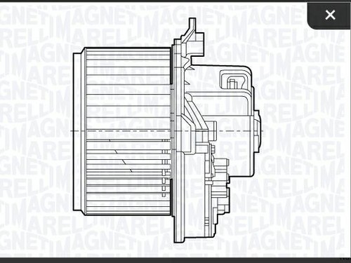 Ventola abitacolo per fiat - ventola,