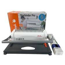Peach Starbinder Pro PB200-30 A4 Pettine Raccoglitore Foro Punzonatrice In Scatola Usato