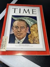 VTG Time Magazine April 11 1949 Vol. 53 No. 15 ECA's Paul Hoffman 🔥