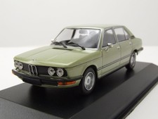 Modellino auto BMW 520 E12 1972 verde metallizzato 1:43 Maxichamps