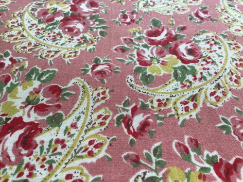 Tessuto cotone merceria rosa