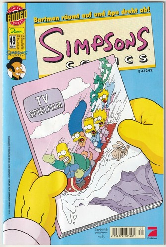 Simpsons comics 49 tv - comics, #49