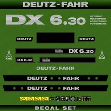 Deutz-Fahr DX 6.30 OMAP Set di adesivi per trattore - decalcomanie e adesivi