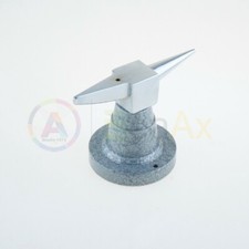 Incudine bicornia in acciaio con base ghisa verniciata 120x70x80 mm peso 790 g.