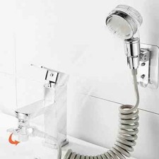 DOCCIA A MANO DOCCETTA PORTATILE PER LAVANDINO TUBO ANTICALCARE CAMPEGGIO ECC