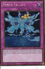  CARTA YU GI OH -  VENTO FATATO - PGL3-IT094 - FOIL - RARA - 1a ed - BORDO ORO