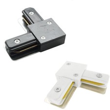 Connettore giunto angolare x binario elettrificato monofase guida giunzione trak