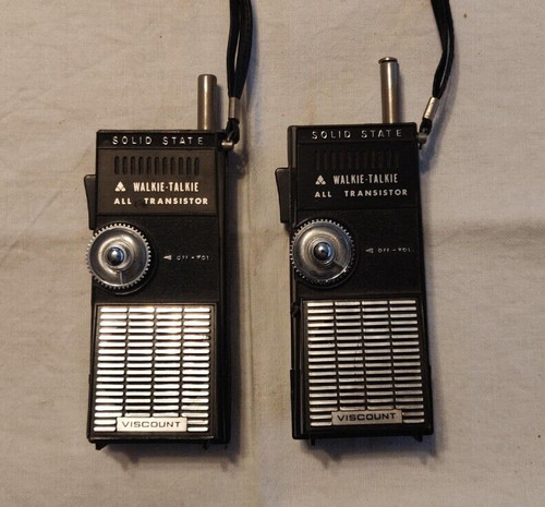 Vintage viscount coppia walkie - vintage,