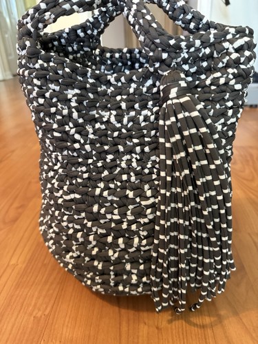 Borsa tote con motivo