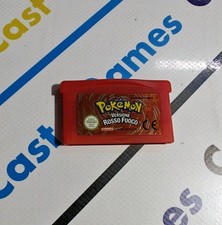 NINTENDO GAMEBOY ADVANCE POKÉMON ROSSO FUOCO ITALIANO GBA ORIGINALE!