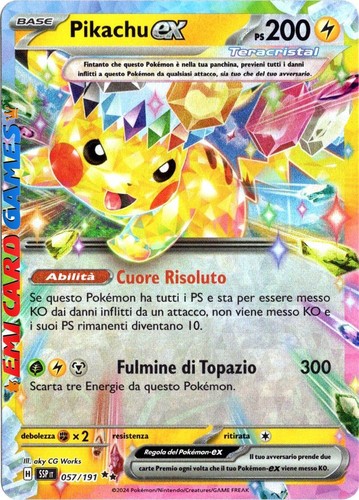 Pikachu 057 191 ssp ita - pikachu, 057/191