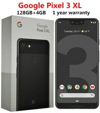 Smartphone originale Google Pixel 3 XL 6,3" 128 GB 12 MP 4G LTE sbloccato nuovo sigillato