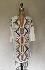 Abito caftano ricamato Kate