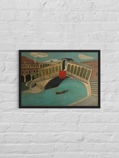 Martini - Venezia - Olio Su Cartone - Arte - Antiquariato - Pittura Naïf 