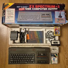 Sinclair ZX Spectrum Plus +2 Computer Ricondizionato 128K Dixons Vintage Testato