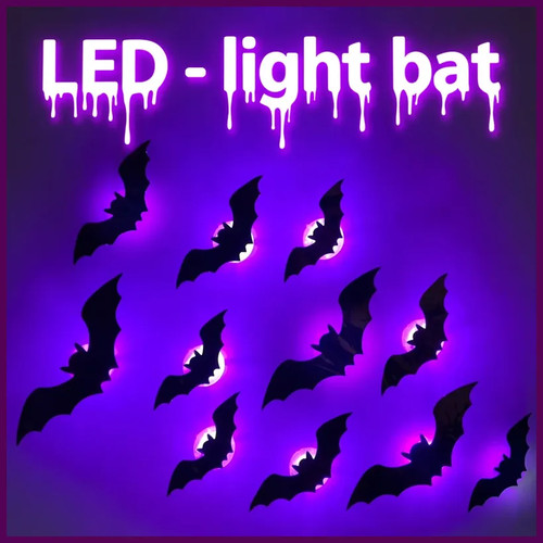 Led pipistrelli spider decor - pipistrelli,