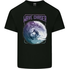 Onda Chaser Surf Surfer Uomo Cotone Leggero T-Shirt