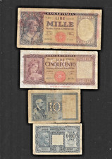 LOTTO BANCONOTE ITALIANE IN