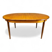 Tavolo da pranzo ovale allungabile in teak G Plan Fresco