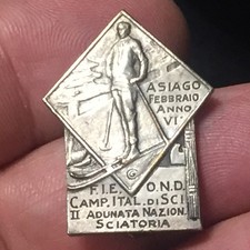 ASIAGO O.N.D. CAMPIONATI DI SCI FEBBRAIO 1928 2a ADUNATA NAZIONALE SCIATORIA