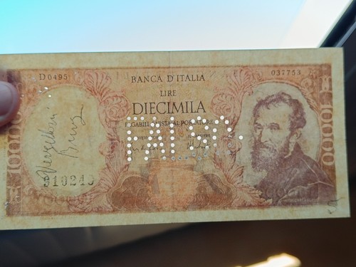 000 lire michelangelo - lire,