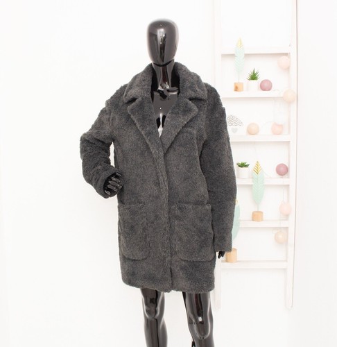 Msgm teddy coat grigio - msgm,