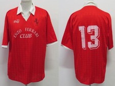 FERRARI CARS F1 CLUB MAGLIA SHIRT JERSEY CALCIO FOOTBALL SOCCER VINTAGE ITALIA