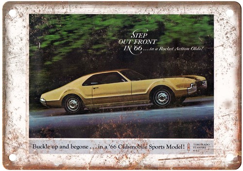 Insegna metallo oldsmobile - insegna,
