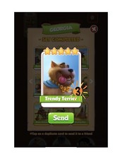 coin master carte rare - TERRIER ALLA MODA  (3 Carte) Dal Set  Georgia