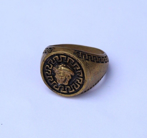 Anello con sigillo medusa - con,