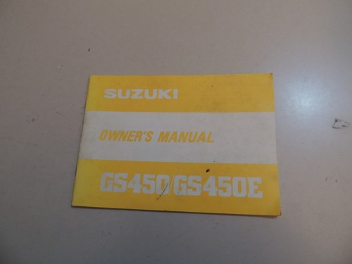 Suzuki 450 e owner - 450,