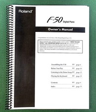 Roland F-50 Owner's