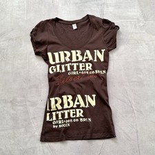 T-shirt ragazza glitter urbana