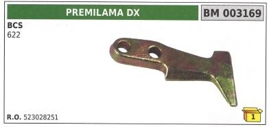 Premilama per trattore - dx,