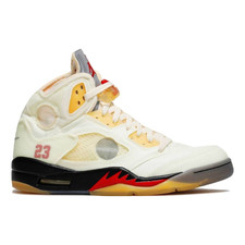 Air Jordan 5 Retro SP x Off-White - Rosso Fuoco/Vela