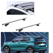 BARRE PORTATUTTO ALLUMINIO VOLKSWAGEN T-CROSS ANNO 2020 CON RAILS 4 SERRATURE K9