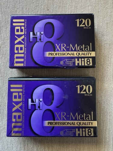 Maxell hi8 metal 120 8mm - hi8,