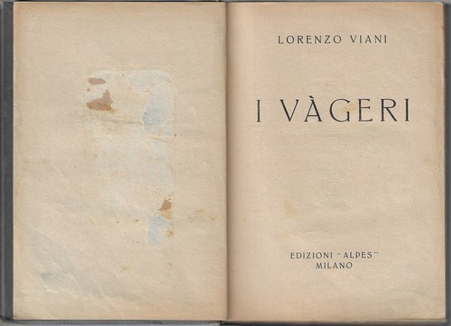 Viani lorenzo i - viani,, vàgeri