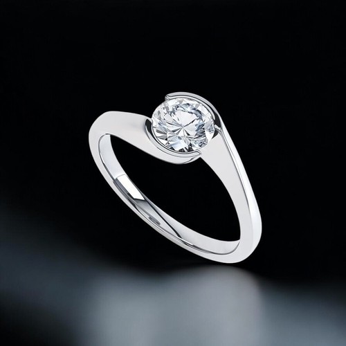 Anello fidanzamento oro - di,
