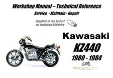 Kawasaki KZ440 KZ 440 Manuale
