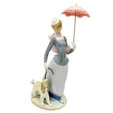 Lladro statuina signora con - statuina,